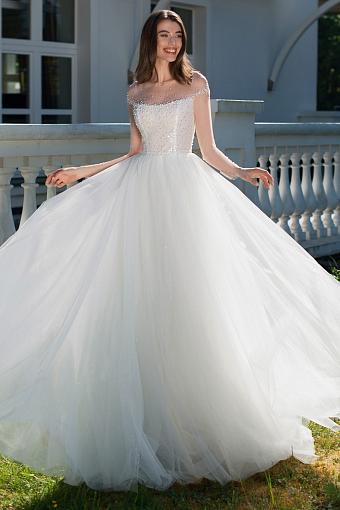 Белое пышное свадебное платье #7567